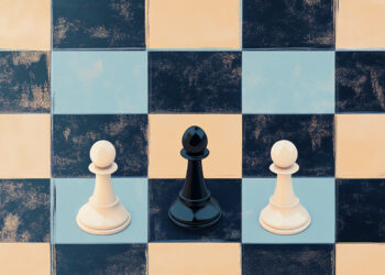 Chess positioning on the chessboard